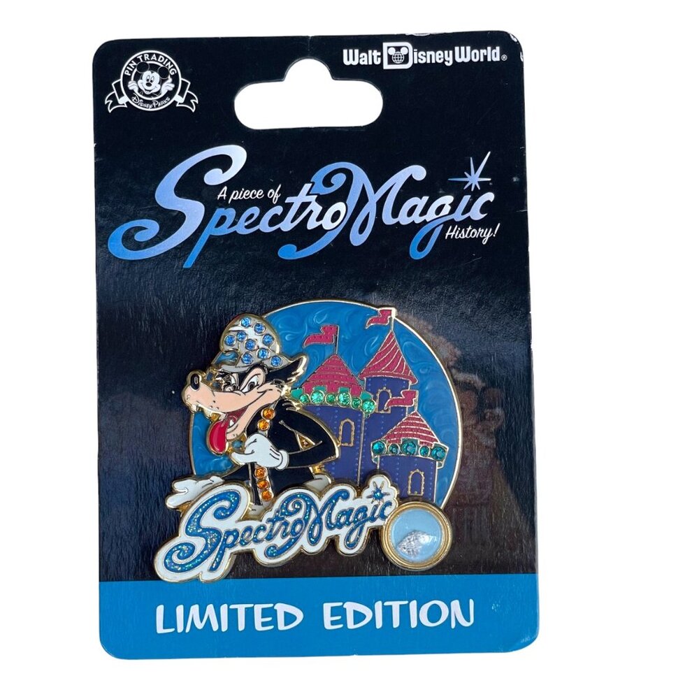 Walt Disney World Piece of SpectroMagic History Big Bad Wolf Limited Edition Pin